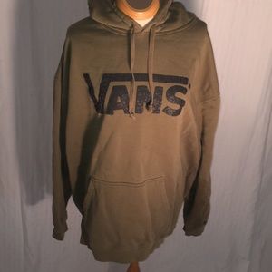 Army Green Auth Vans Hoodie men’s XXL